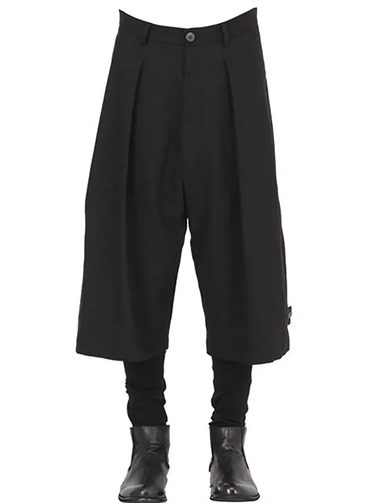 Korean Fashion Men Loose Wide leg Pants Men Women Hairdresser Personality Trend Loose Eight Pants Stage Show Trousers
Korean Fashion Men Loose Wide leg Pants Men Women Hairdresser Personality Trend Loose Eight Pants Stage Show Trousers