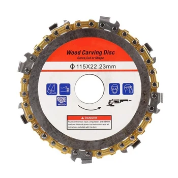 Wood Carving Cutting Disc Carpentry Chain Grinder Saw Discs Tool 125mm / 115mm For Cutting And Carving
Wood Carving Cutting Disc Carpentry Chain Grinder Saw Discs Tool 125mm / 115mm For Cutting And Carving
