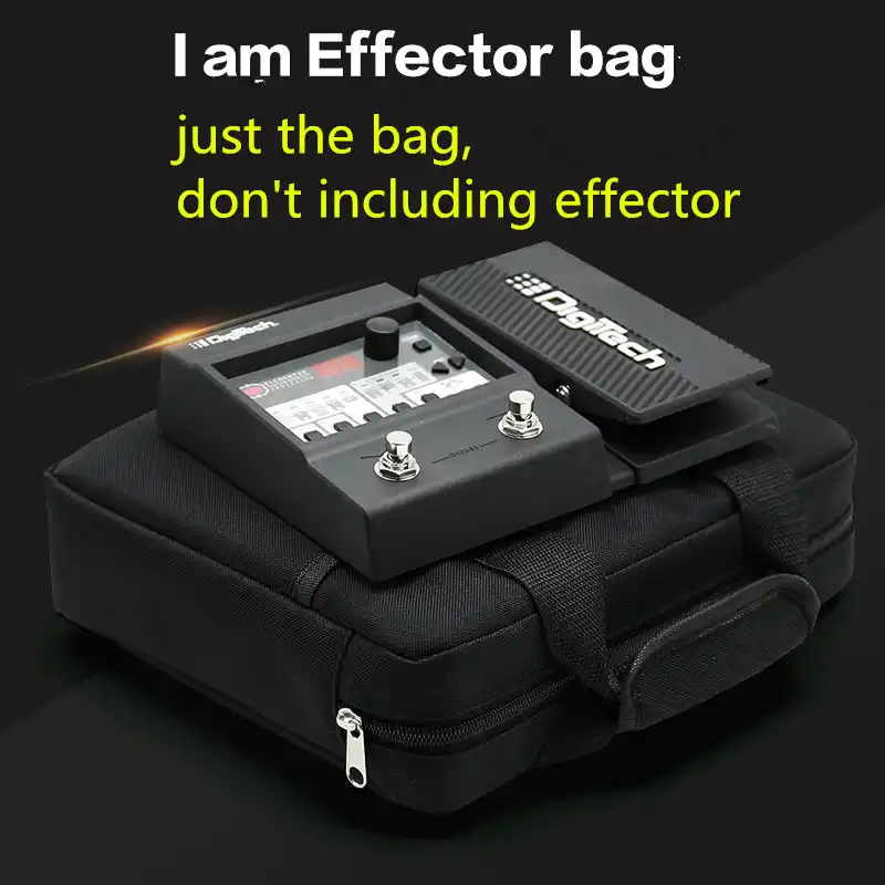 A NINEFOX Effect Pedal Board Handbag Case de om Universal gh Power Guitar Accessories Musical Instruments ckBoard Storage Bag Portable ABS Replacement Parts Magic Tape