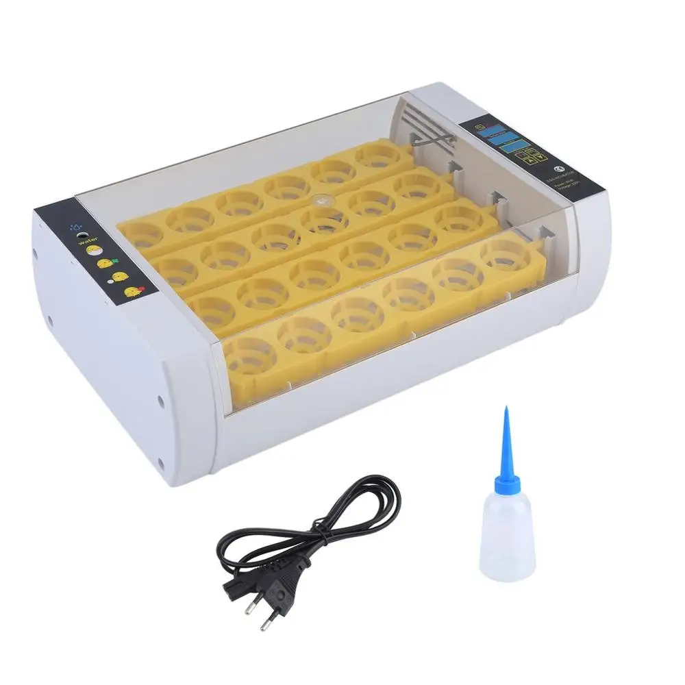 Fully Automatic 24 Eggs Brood Broiler Breeder Poultry Incubator Hatcher Machine Moisture Control With Egg Turner EU Plug
Fully Automatic 24 Eggs Brood Broiler Breeder Poultry Incubator Hatcher Machine Moisture Control With Egg Turner EU Plug