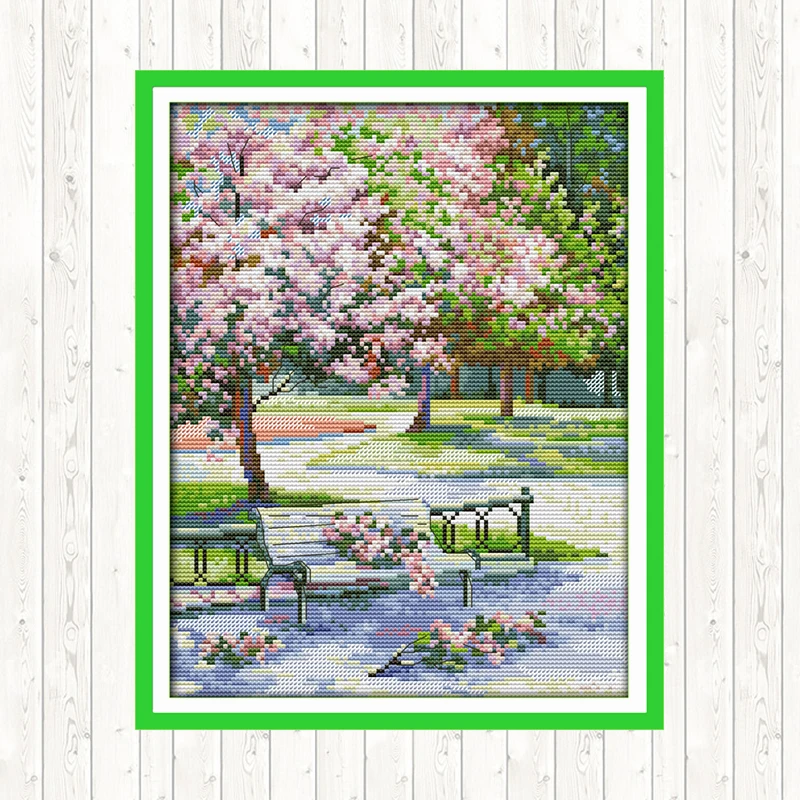 The Spring In The Park Patterns Chinese Cross Stitch Set Embroidery Needlework Kits Counted 14CT 11CT Printed on Canvas DIY DMC
The Spring In The Park Patterns Chinese Cross Stitch Set Embroidery Needlework Kits Counted 14CT 11CT Printed on Canvas DIY DMC