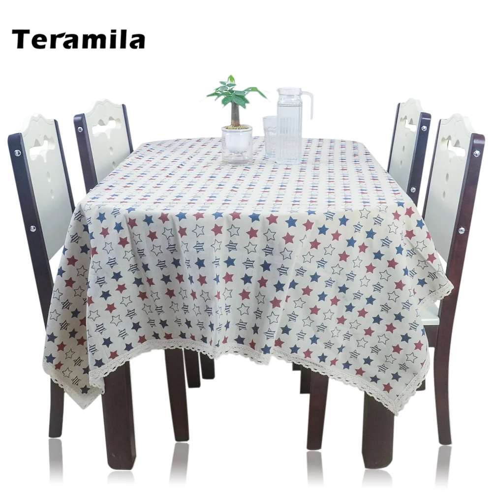 Teramila Stars Design With Lace Thick Table Cloth Dining Table Clothes Square Oval Table Cover For Party Wedding Mantel Outdoor
Teramila Stars Design With Lace Thick Table Cloth Dining Table Clothes Square Oval Table Cover For Party Wedding Mantel Outdoor