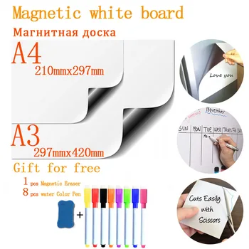 Soft Fridge Stickers Size A4+A3 Magnetic Whiteboard for Kids Dry Eraser School Memo Presentation writing drawing White board
Soft Fridge Stickers Size A4+A3 Magnetic Whiteboard for Kids Dry Eraser School Memo Presentation writing drawing White board
