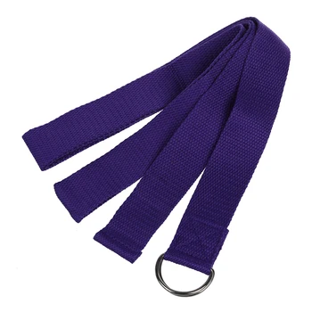 Long Yoga Stretching Belt Fitness Training Strap Belt - Purple 
Long Yoga Stretching Belt Fitness Training Strap Belt - Purple