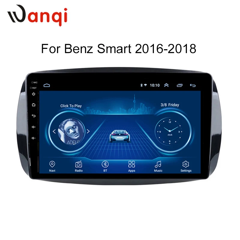 Android 8.1 Car Radio GPS Player For Benz Smart Fortwo 2016 2017 2018 Vehicle Audio Navi BT Wifi SWC Mirror Link NO DVD 1DIN
Android 8.1 Car Radio GPS Player For Benz Smart Fortwo 2016 2017 2018 Vehicle Audio Navi BT Wifi SWC Mirror Link NO DVD 1DIN