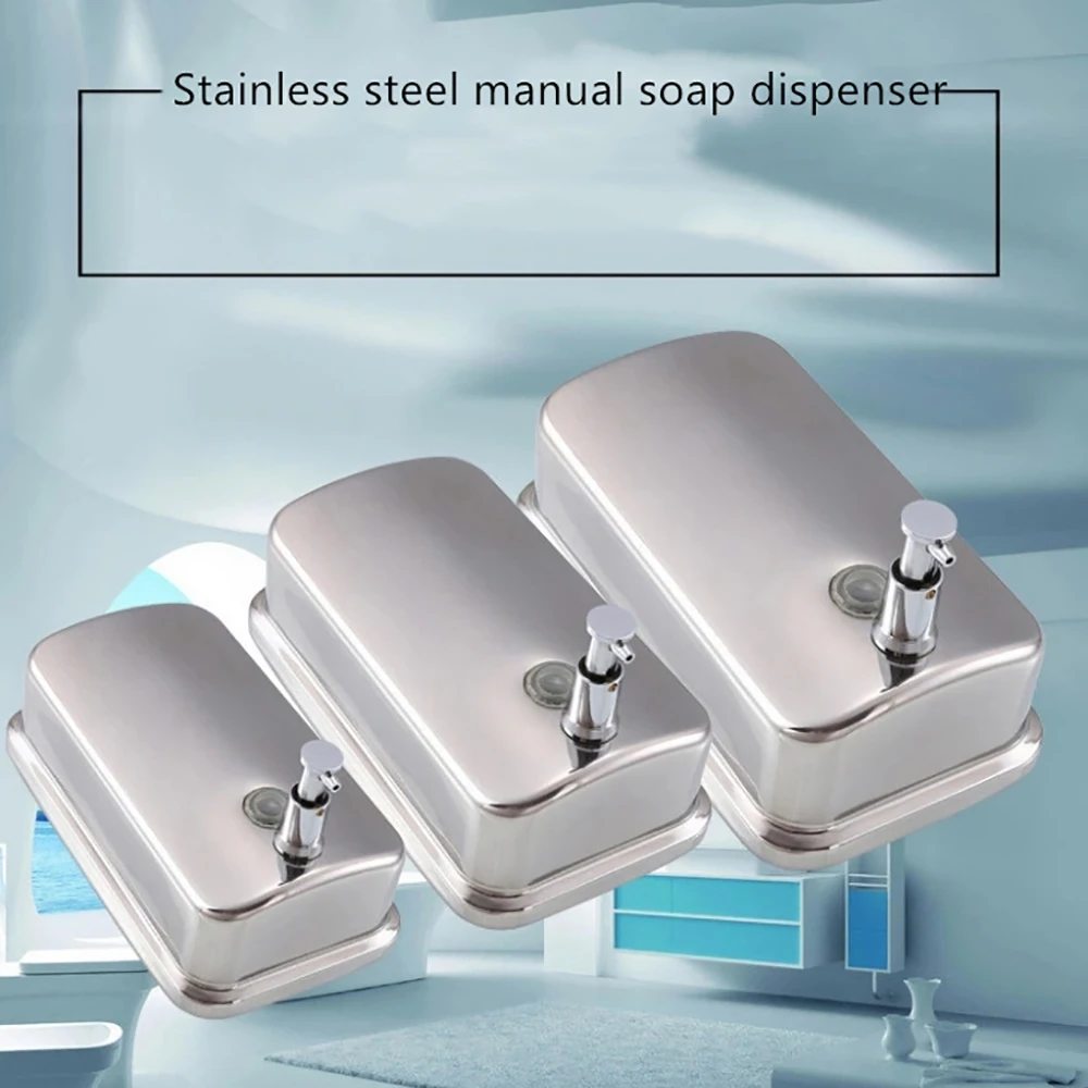 Bathroom Liquid Soap Dispenser Wall Mounted For Kitchen Plastic Shower Gel Detergent Shampoo Bottle Hotel Home Accessories
Bathroom Liquid Soap Dispenser Wall Mounted For Kitchen Plastic Shower Gel Detergent Shampoo Bottle Hotel Home Accessories