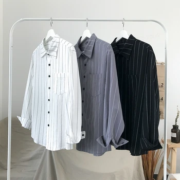 Autumn Loose Shirt Long-sleeved Shirt Female Hip Hop Modern Shirts Korean Fashion Clothing Haut Femme Elegant Bestselling GG50cs
Autumn Loose Shirt Long-sleeved Shirt Female Hip Hop Modern Shirts Korean Fashion Clothing Haut Femme Elegant Bestselling GG50cs