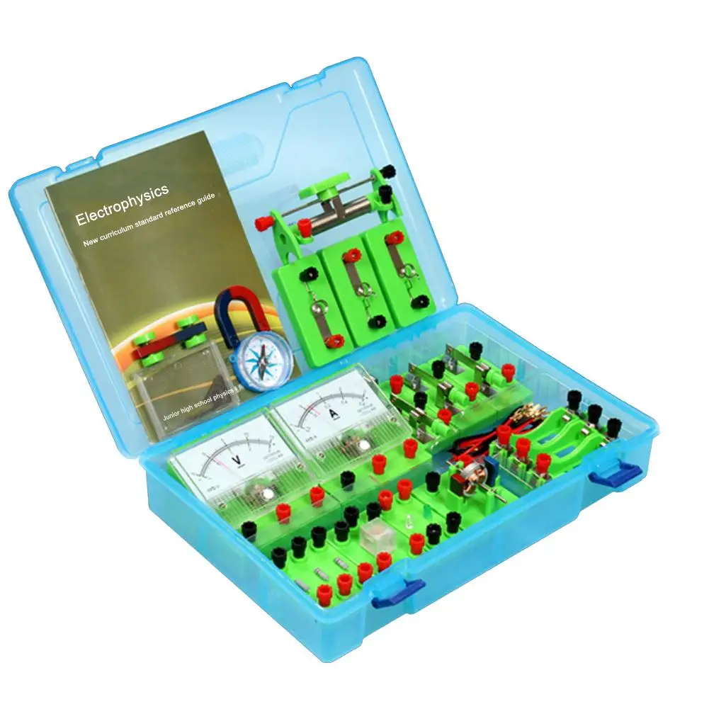 Learn basic electricity Physics magnetism experiments Labs Electricity Circuit Magnetism Experiment Kit for Junior High School
Learn basic electricity Physics magnetism experiments Labs Electricity Circuit Magnetism Experiment Kit for Junior High School