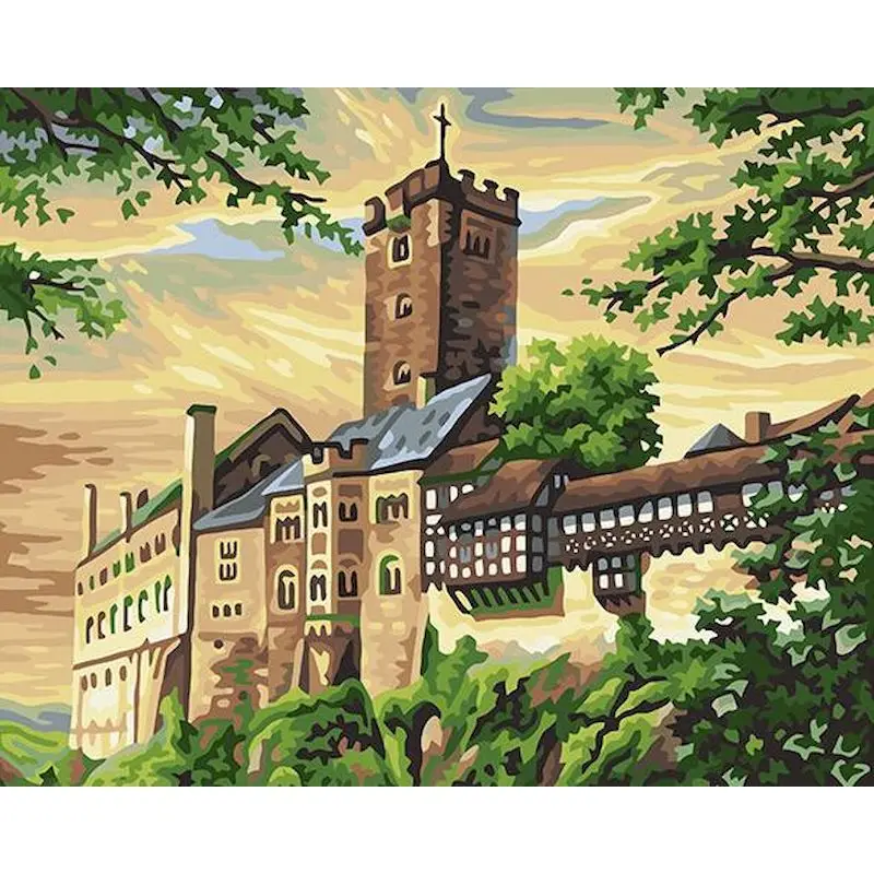 Frame DIY Painting By Numbers Landscape Castle Picture By Numbers For Adults acrylic Wall Art Decors Handpainted Diy Gift
Frame DIY Painting By Numbers Landscape Castle Picture By Numbers For Adults acrylic Wall Art Decors Handpainted Diy Gift