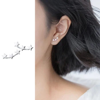 Mocanie Fashion Simple Stackable Stars Stud Earring for Women 925 Sterling Silver Anti-Allergy Ear Pin Fine Jewelry Student Gift
Mocanie Fashion Simple Stackable Stars Stud Earring for Women 925 Sterling Silver Anti-Allergy Ear Pin Fine Jewelry Student Gift