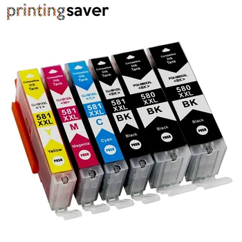 6x Compatible pgi580 cli581 ink for Canon PGI 580 PGBK CLI 581 BK/C/M/Y XL for PIXMA TR7550 TS8150 TS8151 TS8152 TS9150 TS9155
6x Compatible pgi580 cli581 ink for Canon PGI 580 PGBK CLI 581 BK/C/M/Y XL for PIXMA TR7550 TS8150 TS8151 TS8152 TS9150 TS9155
