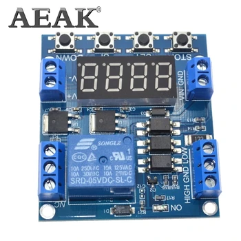 5V LED Display Digital Delay Timer Relay Control Switch Module Voltage Upper and Lower Limit Detection Cycle Timing Counting
5V LED Display Digital Delay Timer Relay Control Switch Module Voltage Upper and Lower Limit Detection Cycle Timing Counting