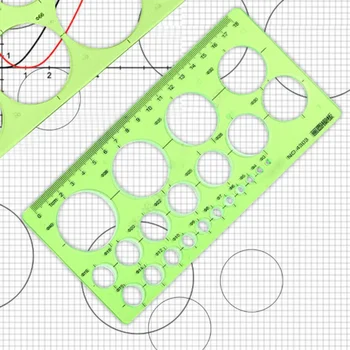 Circle Template Stencil Ruler Drafting Quilling Tool Craft Green Round Plastic Template Ruler School Student Stationery
Circle Template Stencil Ruler Drafting Quilling Tool Craft Green Round Plastic Template Ruler School Student Stationery