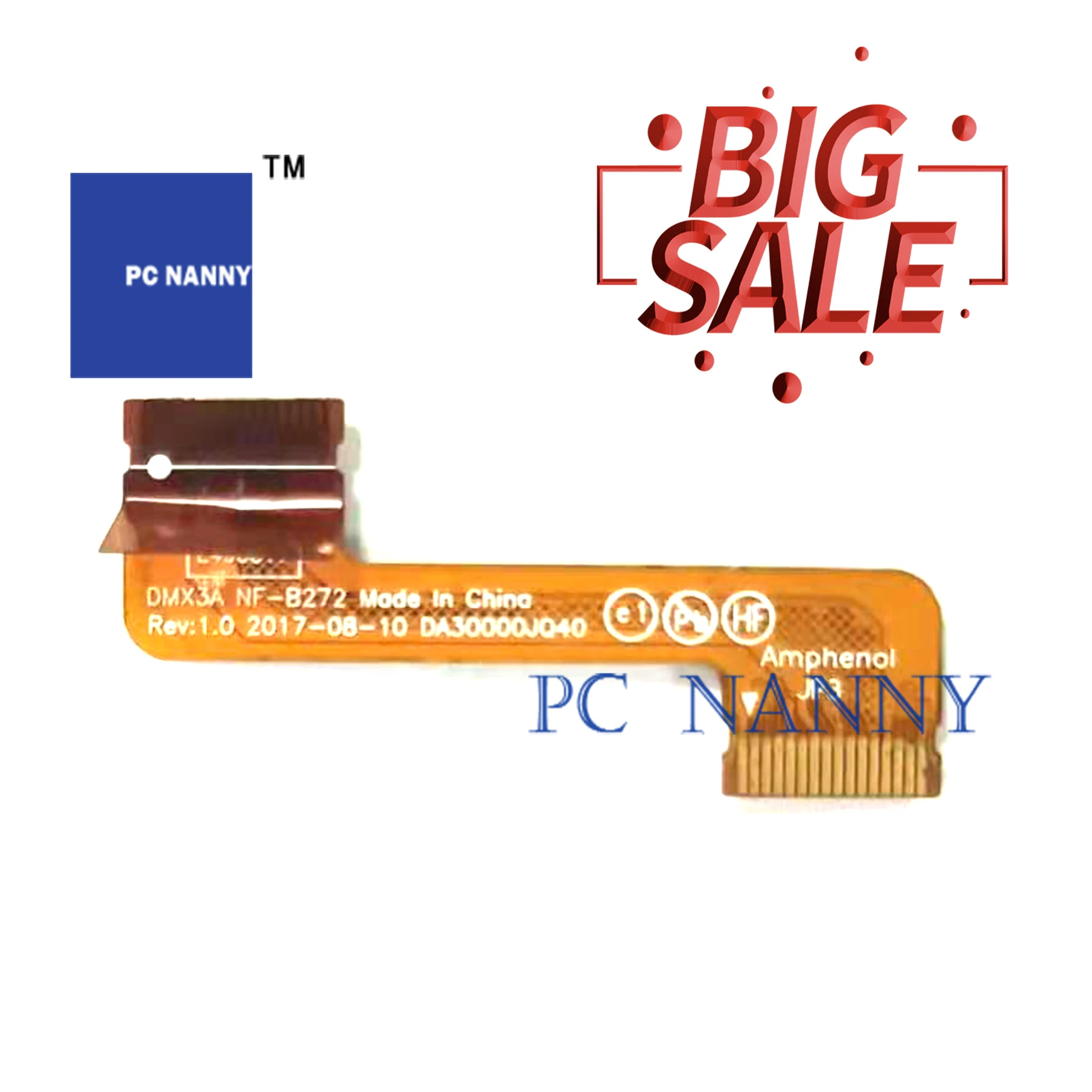 PCNANNY FOR Lenovo DMX3A NF-272 Connector Flex Cable DA30000JQ40
PCNANNY FOR Lenovo DMX3A NF-272 Connector Flex Cable DA30000JQ40