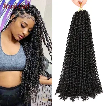 Passion Twist Water Wave Crochet Spring Twist Hair Extensions 14 18 22 inch Long Twists Braiding Hair Synthetic Hair For Braids 
Passion Twist Water Wave Crochet Spring Twist Hair Extensions 14 18 22 inch Long Twists Braiding Hair Synthetic Hair For Braids