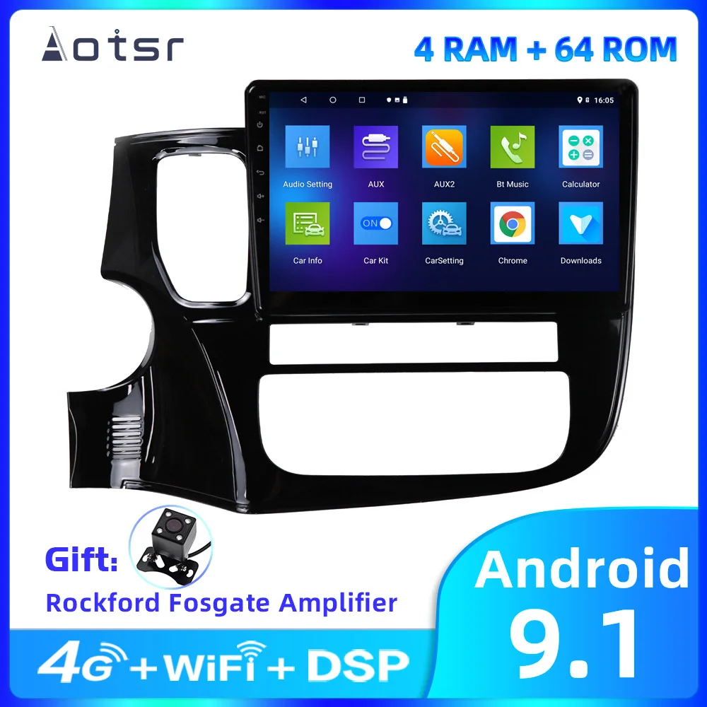 Aotsr 10.2 inch Android 9.1 2 Din Car Multimedia player GPS Navigation For Mitsubishi Outlander 2014-2019 radio built in DSP
Aotsr 10.2 inch Android 9.1 2 Din Car Multimedia player GPS Navigation For Mitsubishi Outlander 2014-2019 radio built in DSP