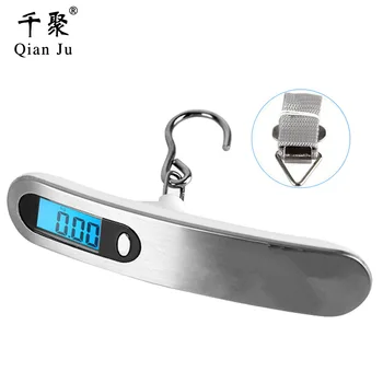 Hot selling stainless steel portable scale household portable electronic scale aircraft luggage scale outdoor Fishing Scale 50kg
Hot selling stainless steel portable scale household portable electronic scale aircraft luggage scale outdoor Fishing Scale 50kg