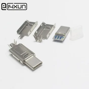 4sets USB C To USB Type C Cable Plug USBC 4P OTG USB-C Type-c DIY Repair Connector For Xiaomi mi 10 Pro Samsung S20 Macbook iPad
4sets USB C To USB Type C Cable Plug USBC 4P OTG USB-C Type-c DIY Repair Connector For Xiaomi mi 10 Pro Samsung S20 Macbook iPad