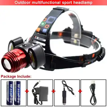 Portable Hard Light Frontal LED Headlamp Zoomable 4 Mode Waterproof Flashlight Rechargeable Camping Running Forehead Headlight
Portable Hard Light Frontal LED Headlamp Zoomable 4 Mode Waterproof Flashlight Rechargeable Camping Running Forehead Headlight