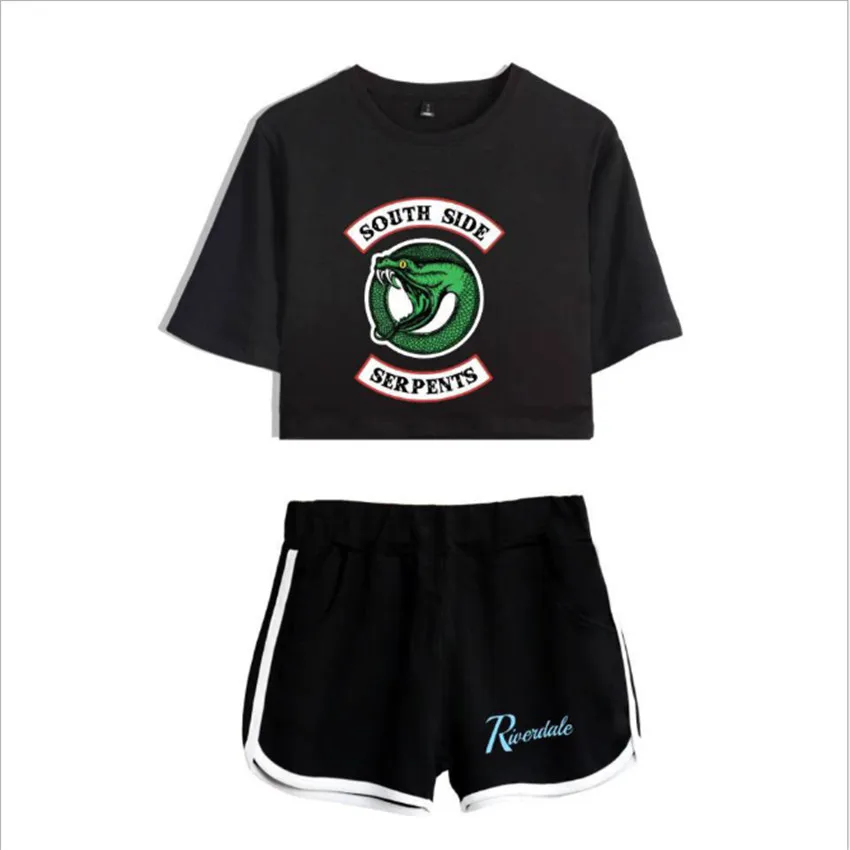 Фото Спортивный костюм для мальчиков футболка и шорты South Side Serpents | Женская одежда