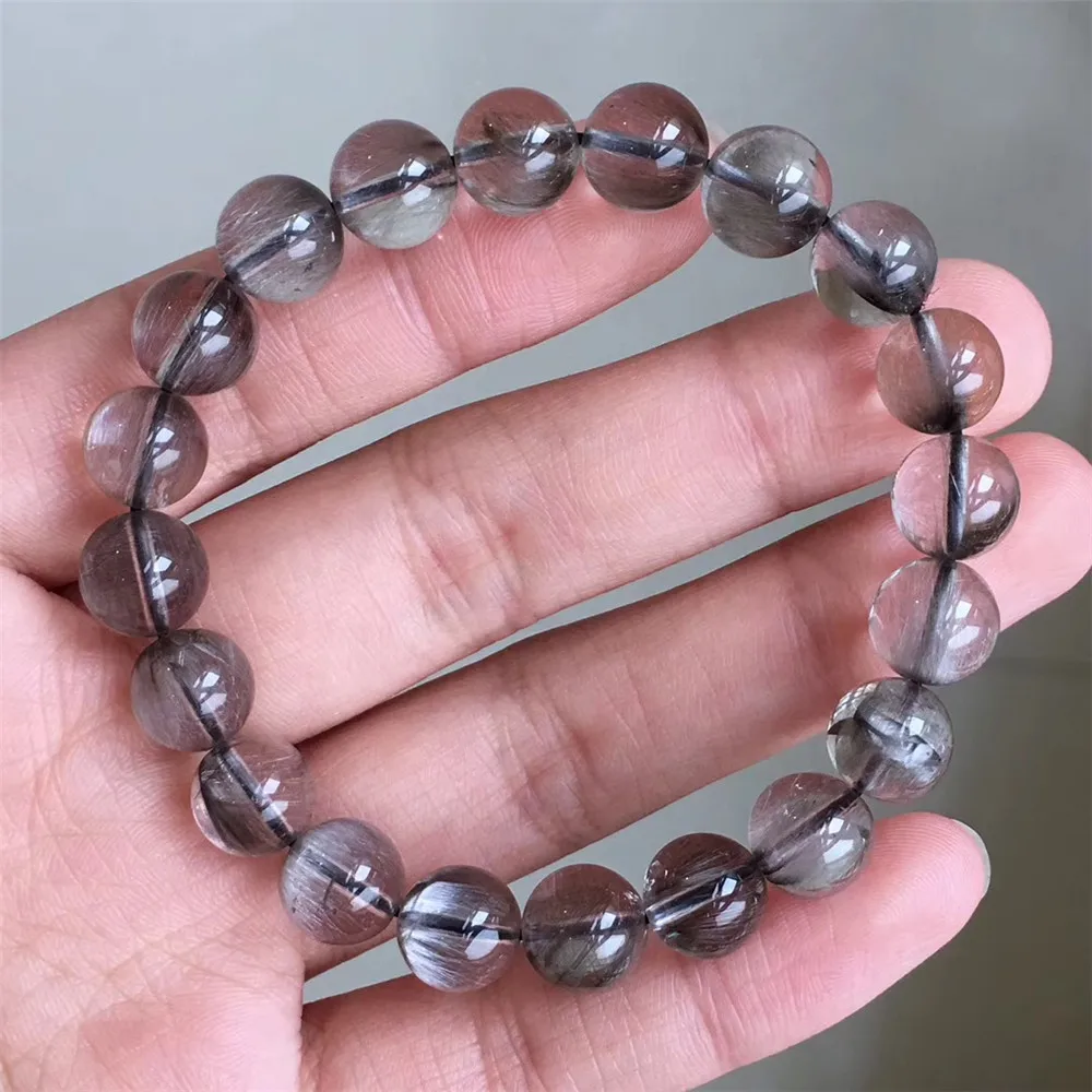 Certificate 9.5mm Natural Brookite Silver Rutilated Quartz Bracelet For Woman Lady Men Round Beads Wealthy Crystal Stretch AAAAA
Certificate 9.5mm Natural Brookite Silver Rutilated Quartz Bracelet For Woman Lady Men Round Beads Wealthy Crystal Stretch AAAAA
