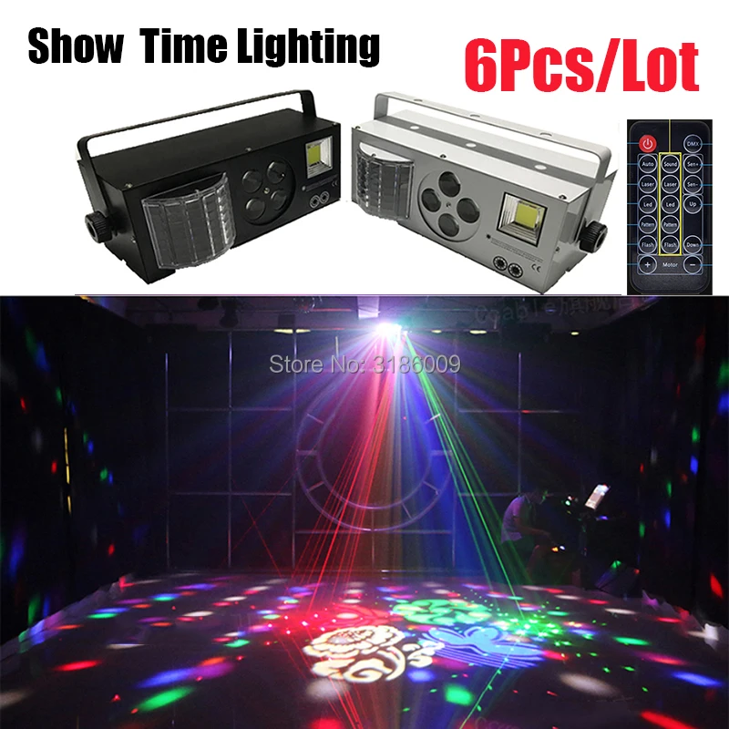 6Pcs/Lot Full Function LED Laser Pattern Strobe 4 in 1 Effect Dj Light Disco 4 Eyes image light good use for Entertainment Party
6Pcs/Lot Full Function LED Laser Pattern Strobe 4 in 1 Effect Dj Light Disco 4 Eyes image light good use for Entertainment Party