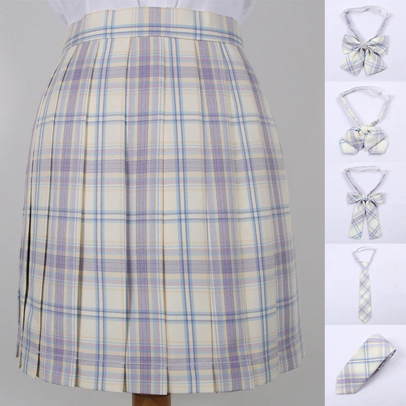 School Dresses Cute Purple Plaid Pleated Skirt Girls High Quality JK Uniform Skirt Student Cosplay Anime Sailor Suit Short Skirt
School Dresses Cute Purple Plaid Pleated Skirt Girls High Quality JK Uniform Skirt Student Cosplay Anime Sailor Suit Short Skirt