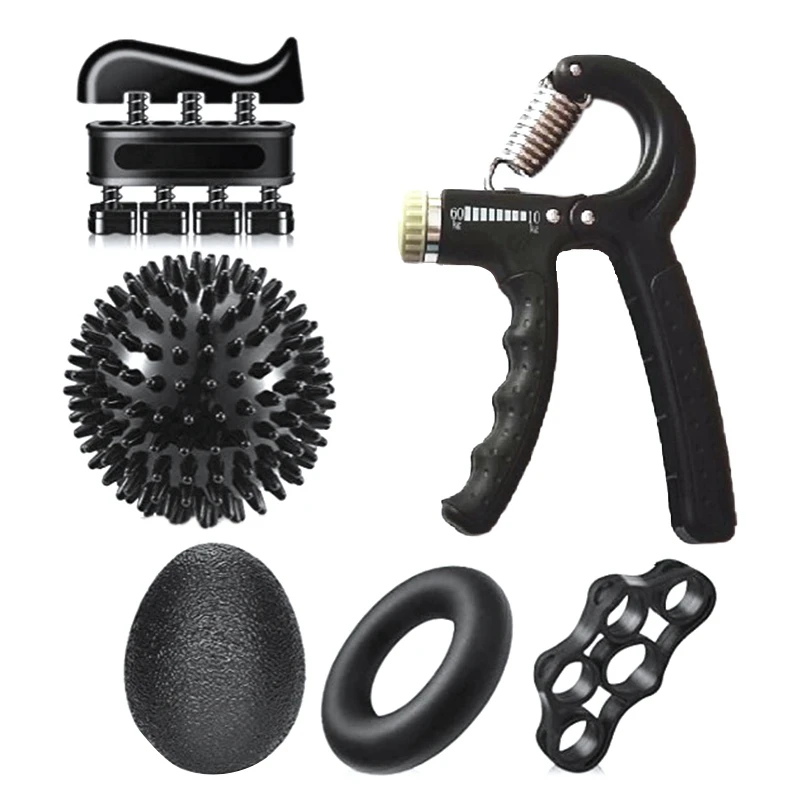 Gym Fitness Adjustable 10-60KG Hand Grip Set Finger Forearm Strength Muscle Recovery Hand Gripper Exerciser, 6PCS
Gym Fitness Adjustable 10-60KG Hand Grip Set Finger Forearm Strength Muscle Recovery Hand Gripper Exerciser, 6PCS
