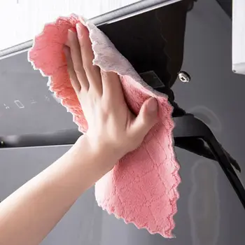 Double-sided Dishcloth Cleaning Washable Thickened Coral Velvet Dish Rag Reusable Nonstick Oil 5pcs 
Double-sided Dishcloth Cleaning Washable Thickened Coral Velvet Dish Rag Reusable Nonstick Oil 5pcs