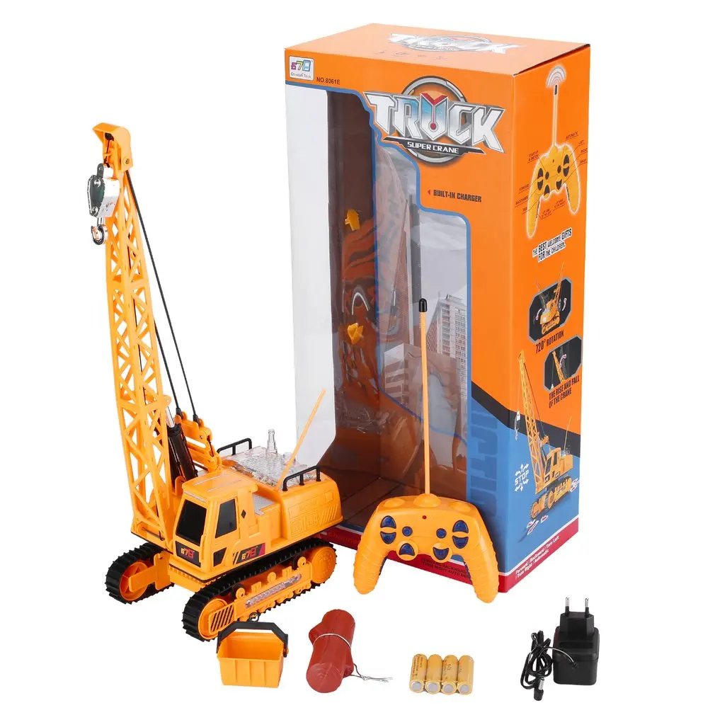 OCDAY Kids RC Car Toys 12 Channel RC Excavator Wireless Remote Control Electric Engineering Vehicles Charging With Battery RTG
OCDAY Kids RC Car Toys 12 Channel RC Excavator Wireless Remote Control Electric Engineering Vehicles Charging With Battery RTG