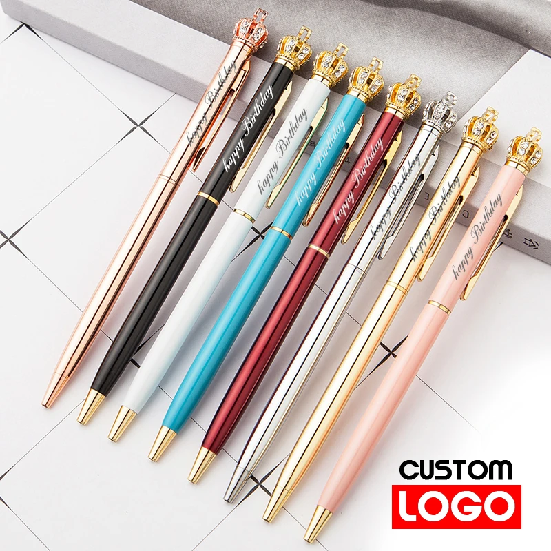 13pc Creative Gold Foil Oil Pen Crystal Wafer Pen High-grade Metal Signature Pen Custom LOGO Lettering Engraved Name Stationery
13pc Creative Gold Foil Oil Pen Crystal Wafer Pen High-grade Metal Signature Pen Custom LOGO Lettering Engraved Name Stationery