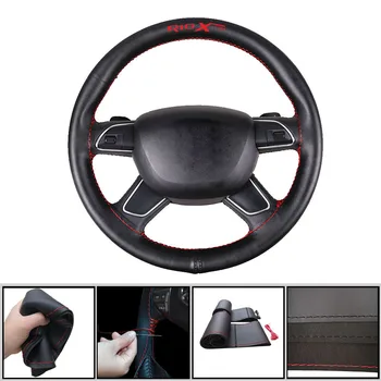 DIY Braid On Steering Wheel Car Steering Wheel Cover for KIA Rio X-line Leather 38cm Car Steering Cover
DIY Braid On Steering Wheel Car Steering Wheel Cover for KIA Rio X-line Leather 38cm Car Steering Cover