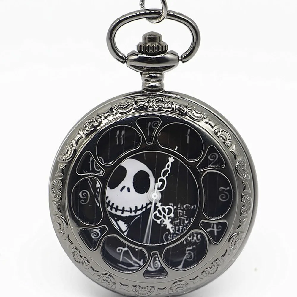 Vintage BronzeThe Nightmare Before Christmas Pocket Watch Cool Jack Skellington Tim Burton Movie Kid Pendant Necklace Clock
Vintage BronzeThe Nightmare Before Christmas Pocket Watch Cool Jack Skellington Tim Burton Movie Kid Pendant Necklace Clock