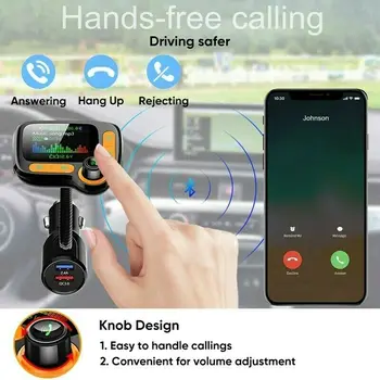 Car Bluetooth FM Transmitter MP3 Player Hands Free Radio Adapter 2 USB Charger Wireless FM Transmitter Car Charger
Car Bluetooth FM Transmitter MP3 Player Hands Free Radio Adapter 2 USB Charger Wireless FM Transmitter Car Charger