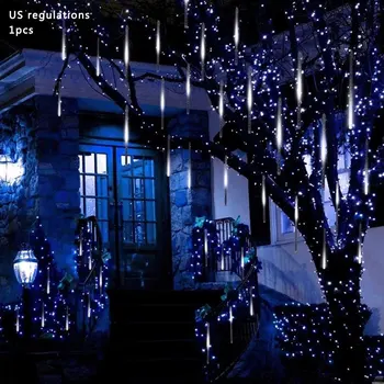 New Year 30cm Outdoor Meteor Shower Rain 8 Tubes LED String Lights Waterproof For Christmas Wedding Party Decoration 
New Year 30cm Outdoor Meteor Shower Rain 8 Tubes LED String Lights Waterproof For Christmas Wedding Party Decoration