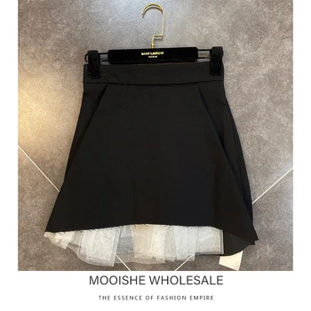 Front Short Skirt Long Three-dimensional Jersey Fluffy Woman Spring Summer New Catwalk Skirt 
Front Short Skirt Long Three-dimensional Jersey Fluffy Woman Spring Summer New Catwalk Skirt