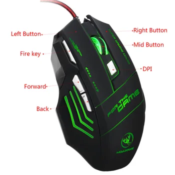 For New Style Wired Mouse 5-Speed Adjustable Dpi Computer Accessories Gaming Office Household
For New Style Wired Mouse 5-Speed Adjustable Dpi Computer Accessories Gaming Office Household