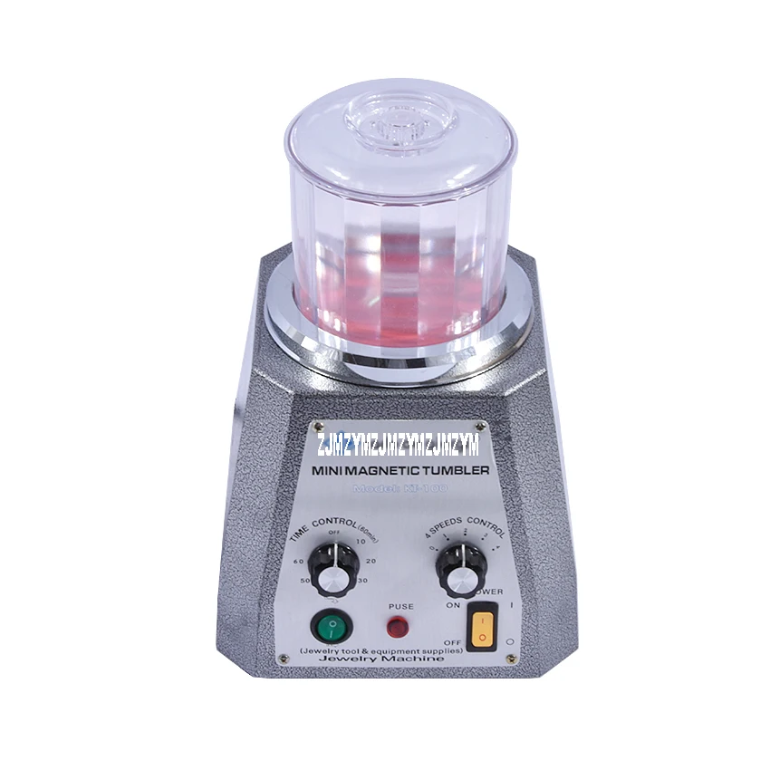 KT-100 MAGNETIC TUMBLER - with 100g magnetic pins for free. JEWELRY POLISHER & FINISHING TOOL - 220V Magnetic polishing machine
KT-100 MAGNETIC TUMBLER - with 100g magnetic pins for free. JEWELRY POLISHER & FINISHING TOOL - 220V Magnetic polishing machine