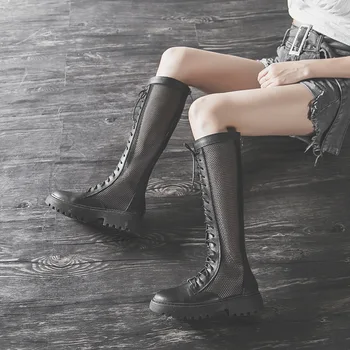Boots women's summer mesh boots 2020 new summer Joker hollow spring and autumn flat breathable mesh Roman mesh boots
Boots women's summer mesh boots 2020 new summer Joker hollow spring and autumn flat breathable mesh Roman mesh boots