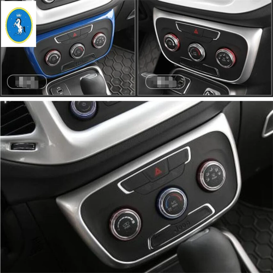 Yimaautotrims Auto Accessory Central Control Air Conditioning Button Switch Cover Trim ABS Fit For Jeep Compass 2017 - 2020
Yimaautotrims Auto Accessory Central Control Air Conditioning Button Switch Cover Trim ABS Fit For Jeep Compass 2017 - 2020