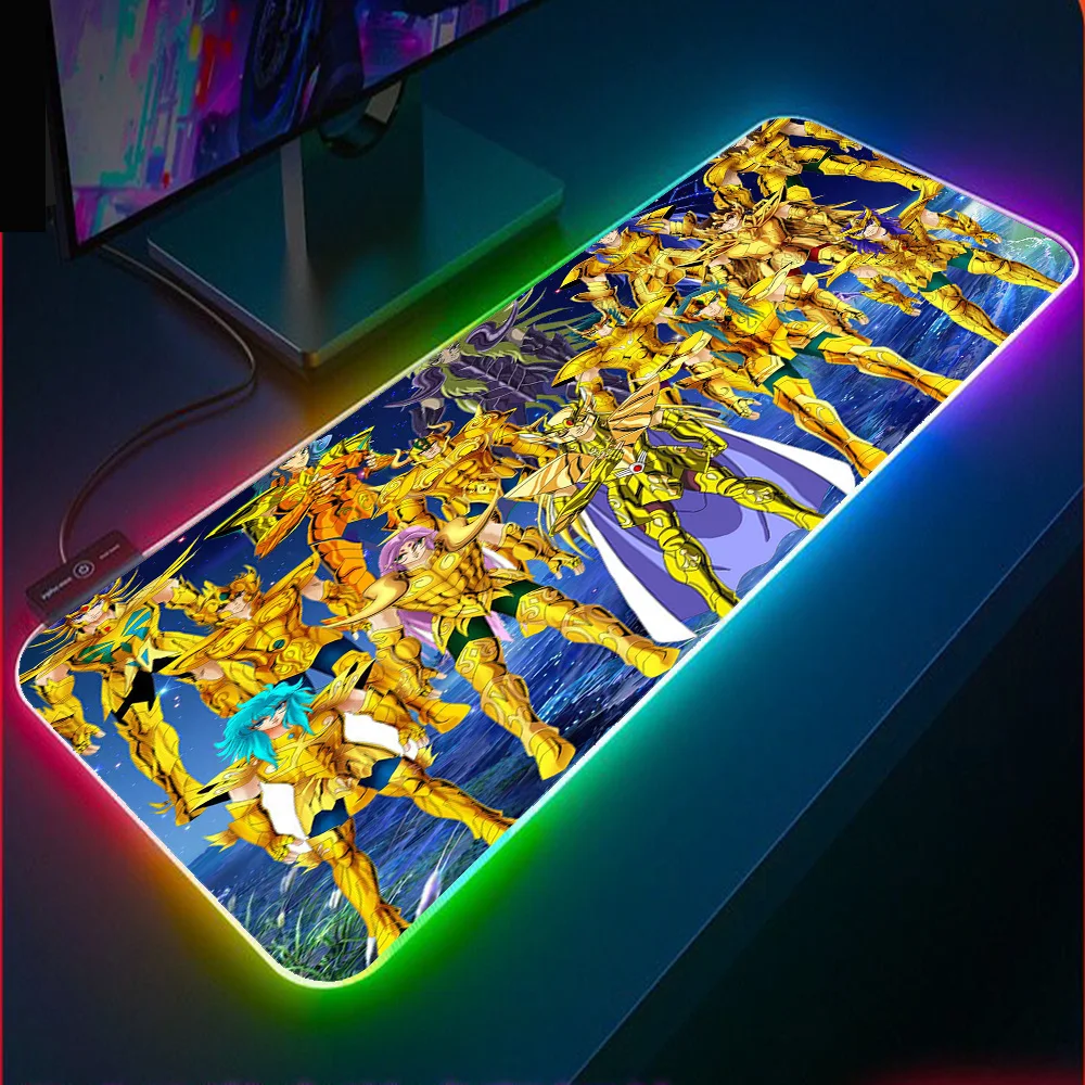 Saint Seiya Animation Gaming Computer Multi-size Mouse Pad RGB Lighting Mouse Pad Player PC Desk Mat with LED Backlight 90X40CM
Saint Seiya Animation Gaming Computer Multi-size Mouse Pad RGB Lighting Mouse Pad Player PC Desk Mat with LED Backlight 90X40CM