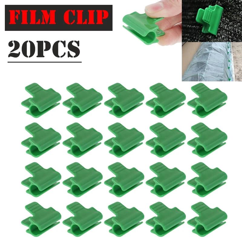 20Pcs 11mm Pipe Clamps Plant Stakes Greenhouse Garden Netting Hoop Clips Tool Net Rod Clip Greenhouse Film Clamps for Season
20Pcs 11mm Pipe Clamps Plant Stakes Greenhouse Garden Netting Hoop Clips Tool Net Rod Clip Greenhouse Film Clamps for Season