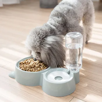 2 In 1 Pet feeder Automatic Water Drinking Bottle Detachable Stainless Steel Bowl Non toxic Antislip Food Dispenser for Dog cat
2 In 1 Pet feeder Automatic Water Drinking Bottle Detachable Stainless Steel Bowl Non toxic Antislip Food Dispenser for Dog cat