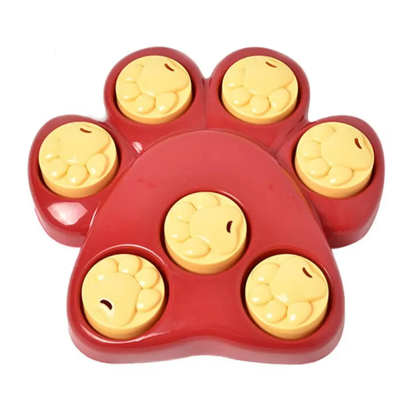 Footprint Shape Pet Snuffle Slow Feeding Bowl Portable Dog Feeder Interactive Training Stress Release Anti-choke Pet Healthy Bow
Footprint Shape Pet Snuffle Slow Feeding Bowl Portable Dog Feeder Interactive Training Stress Release Anti-choke Pet Healthy Bow