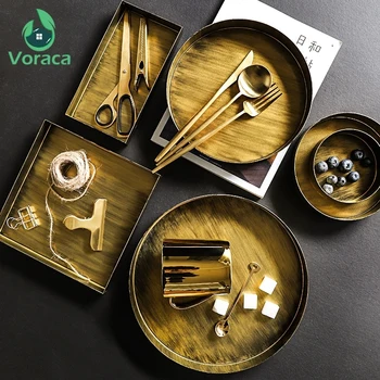 Nordic Golden Vintage Iron Storage Tray Retro Metal Snack Cake Dessert Plate Cosmetic Dish Home Tabletop Decor Photography Props
Nordic Golden Vintage Iron Storage Tray Retro Metal Snack Cake Dessert Plate Cosmetic Dish Home Tabletop Decor Photography Props