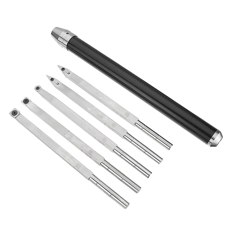 DANIU Wood Turning Tool Square Shank with Wood Carbide Insert / Carbon Fiber Tube Handle 5 Types Durable
DANIU Wood Turning Tool Square Shank with Wood Carbide Insert / Carbon Fiber Tube Handle 5 Types Durable