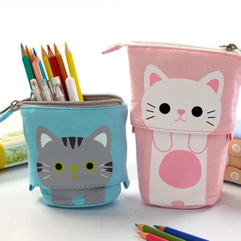 Cute Cat School Pencil Case for Girls Boy Pencilcase Canvas Cartridge Pen Bag Kawaii Pen Box Stationery Penal Kit Pen Holder Bag
Cute Cat School Pencil Case for Girls Boy Pencilcase Canvas Cartridge Pen Bag Kawaii Pen Box Stationery Penal Kit Pen Holder Bag
