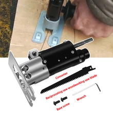 Saw Adapter Electric Drill to Electric Saw Household Multifunctional Wood Reciprocating Woodworking ferramentas manuais new
Saw Adapter Electric Drill to Electric Saw Household Multifunctional Wood Reciprocating Woodworking ferramentas manuais new