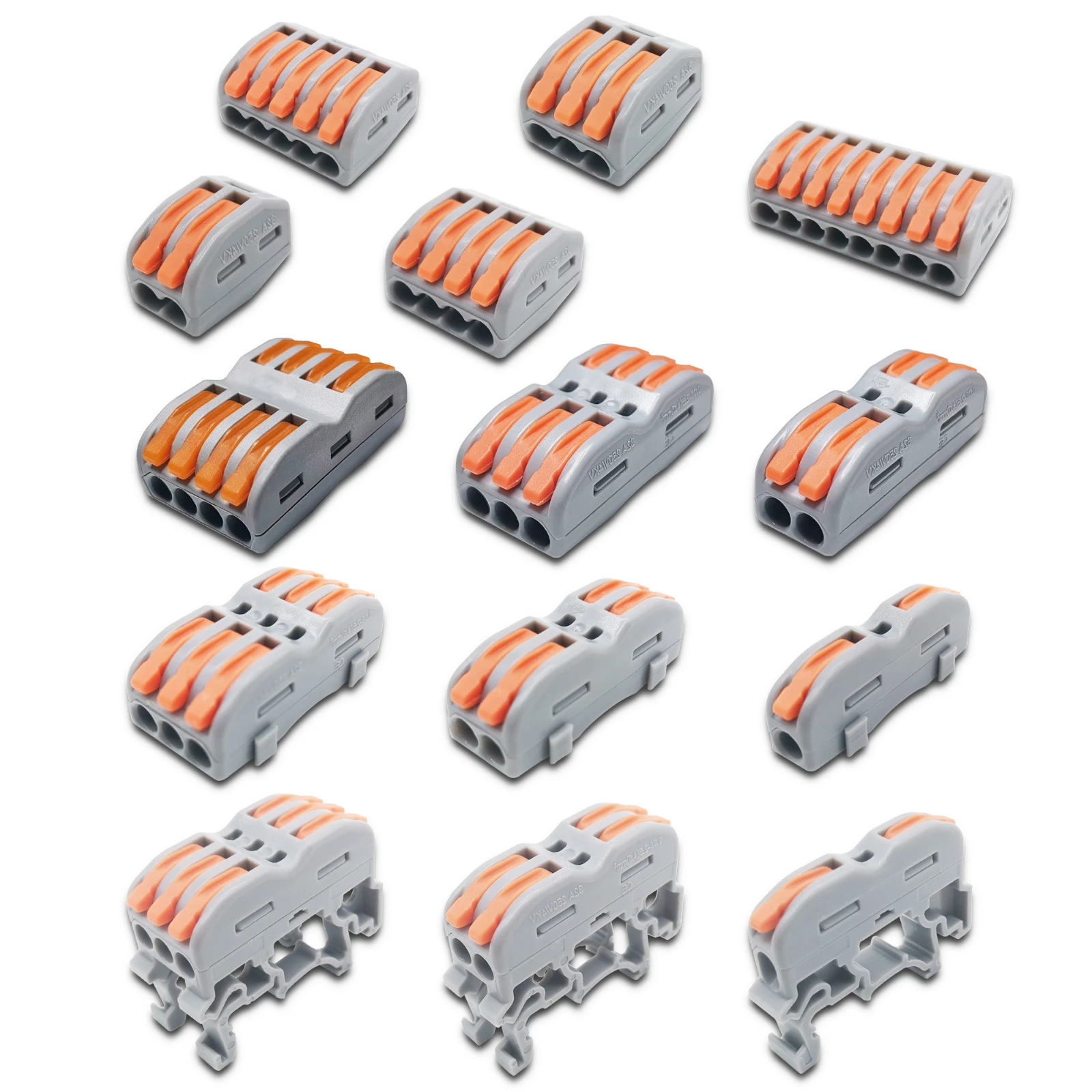 Mini Fast Wire Cable Connectors Universal Compact Conductor Spring Splicing Wiring Connector Push-in Terminal Block PCT-2123458
Mini Fast Wire Cable Connectors Universal Compact Conductor Spring Splicing Wiring Connector Push-in Terminal Block PCT-2123458