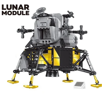 Ideas Creator Apollo 11 Lunar Lander Building Blocks Kit Bricks Set Moon Space Compatible Model Kids Cosmonaut Toys For Children
Ideas Creator Apollo 11 Lunar Lander Building Blocks Kit Bricks Set Moon Space Compatible Model Kids Cosmonaut Toys For Children